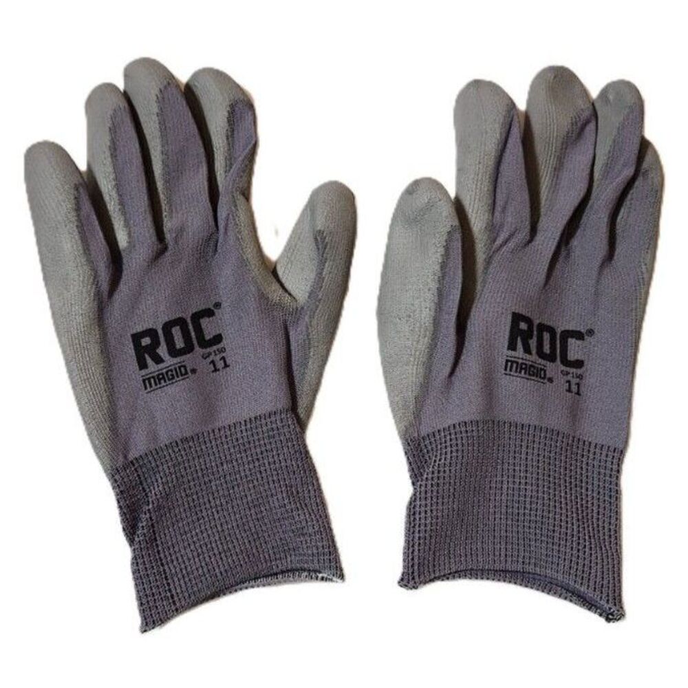 Magid ROC GP150 Work Gloves Size 11 10 Pack New Grip Safety Gloves